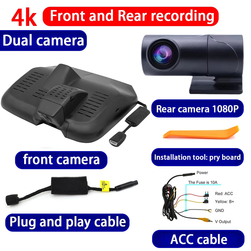 for Geely Geometry G6 A Pro 2019-2025 4K Dash Cam Wifi Camera Video Recorder