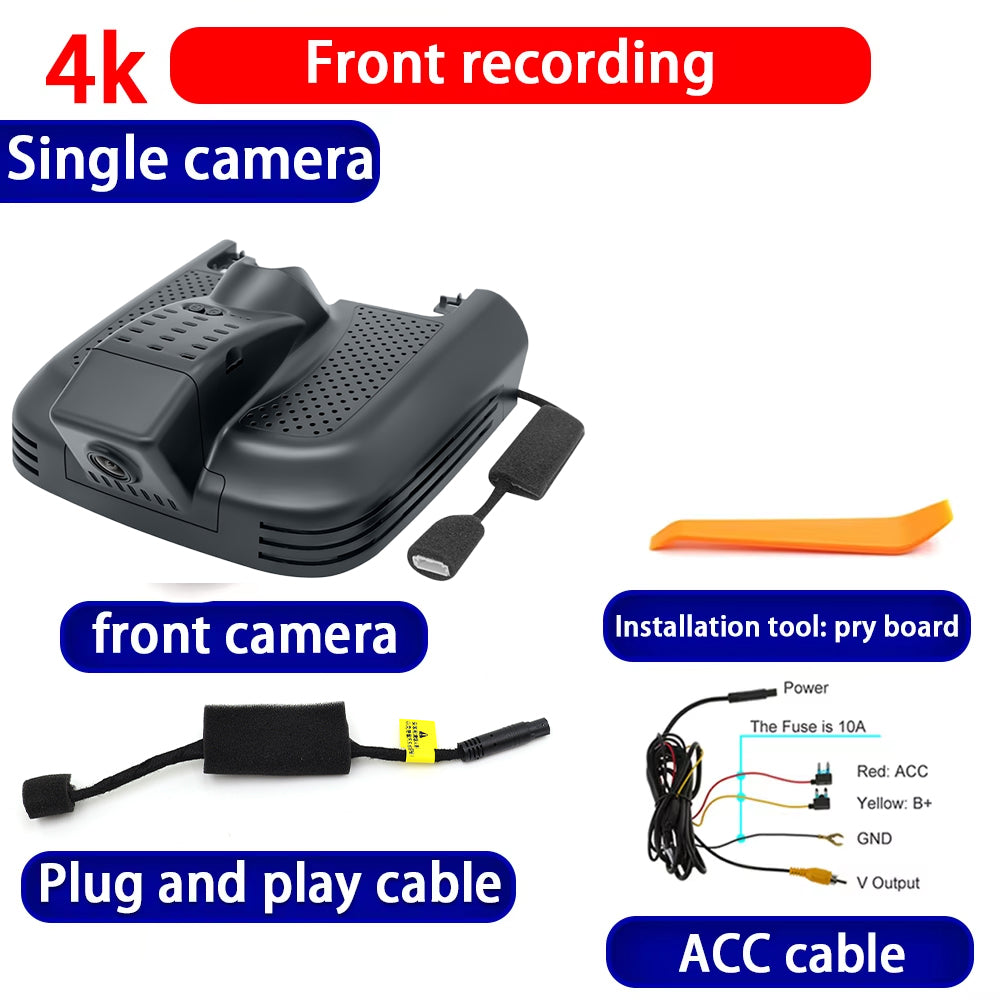 for Smart #1 1 Brabus 2022 2023 2024 2025 4K Dash Cam Wifi Camera Video Recorder