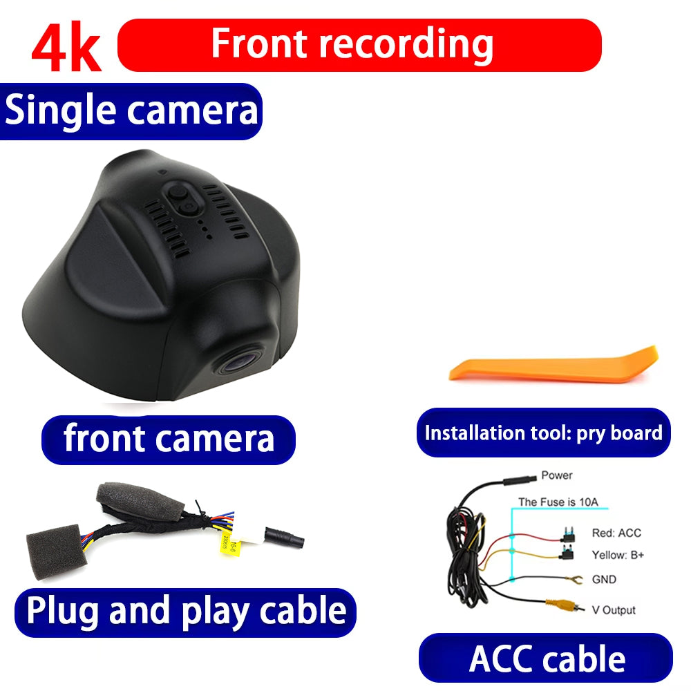 for Dodge Grand Caravan Ram C V CV Tradesman 2008-2020 HUD 4K Dash Cam Wifi Camera Video Recorder
