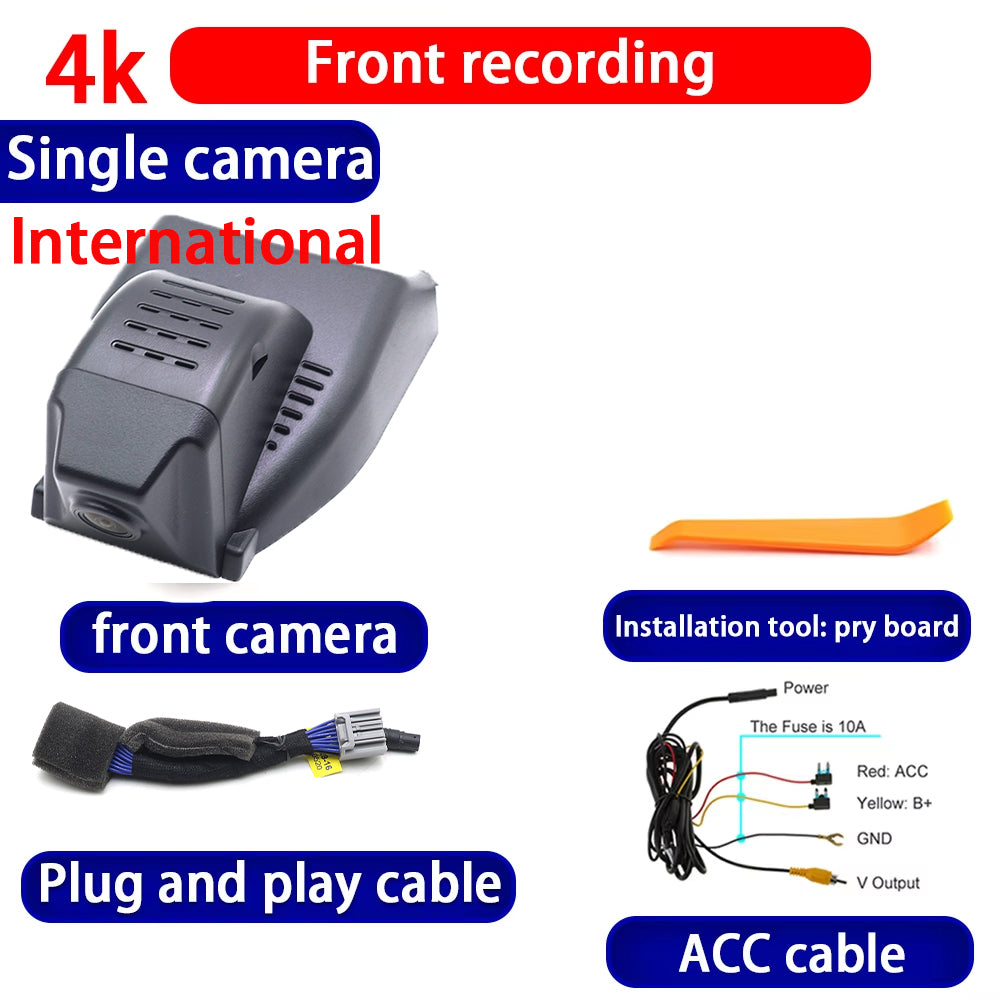 for Honda Odyssey RC1 RC2 RC4 2018-2024 4K Dash Cam Wifi Camera Video Recorder