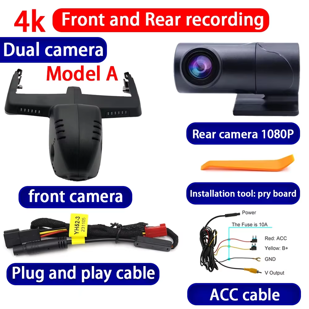for BMW X6 M G06 F96 2019 2020 2021 2022 2023 2024 2025 4K Dash Cam Wifi Camera Video Recorder