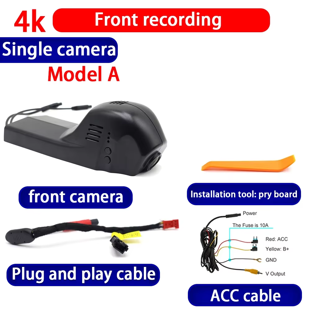 for BMW 3 4 7 Series F30 F31 F34 F35 F32 F33 F36 M3 M4 F01 F02 M7 4K Dash Cam Wifi Camera Video Recorder