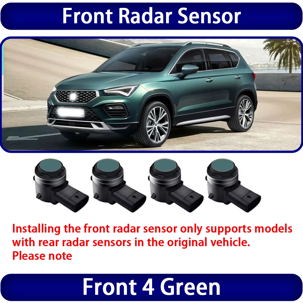 for SEAT Ateca Arona Tarraco Ibiza Mk5 Leon Mk3 OEM Car Parking Sensor Kit Buzzer Alarm Reverse Radar Detector System