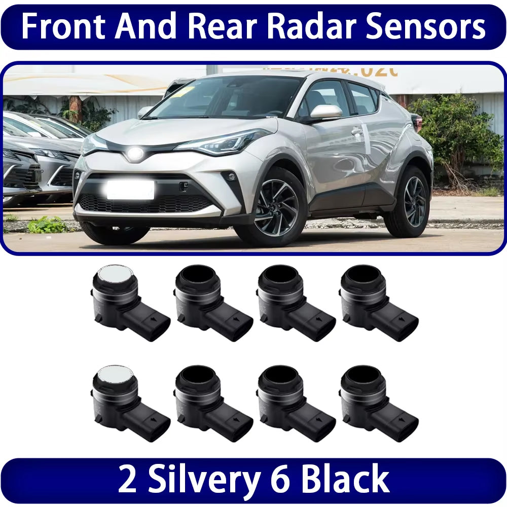 for Toyota CHR C-HR C HR AX10 AX50 2016-2023 OEM Car Parking Sensor Kit Buzzer Alarm Reverse Radar Detector System