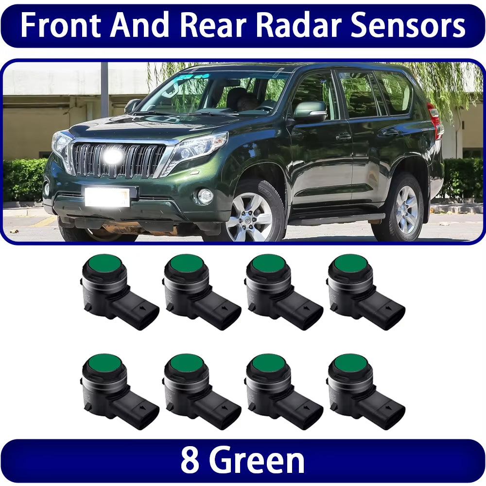 for Toyota Land Cruiser Prado 150 LC150 2010-2023 OEM Car Parking Sensor Kit Buzzer Alarm Reverse Radar Detector System