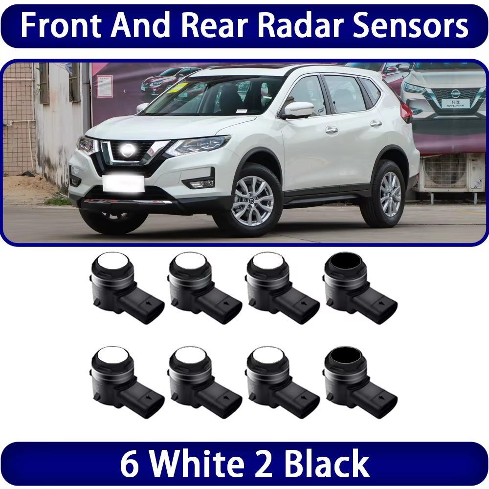 for Nissan X Trail X-Trail Rogue T32 2013-2022 OEM Car Parking Sensor Kit Buzzer Alarm Reverse Radar Detector System