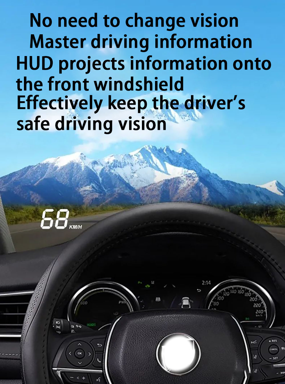 for Buick Envision 2016 2017 2018 2019 2020 Auto HUD Display Projector Alarm Head Up Display Speedometer