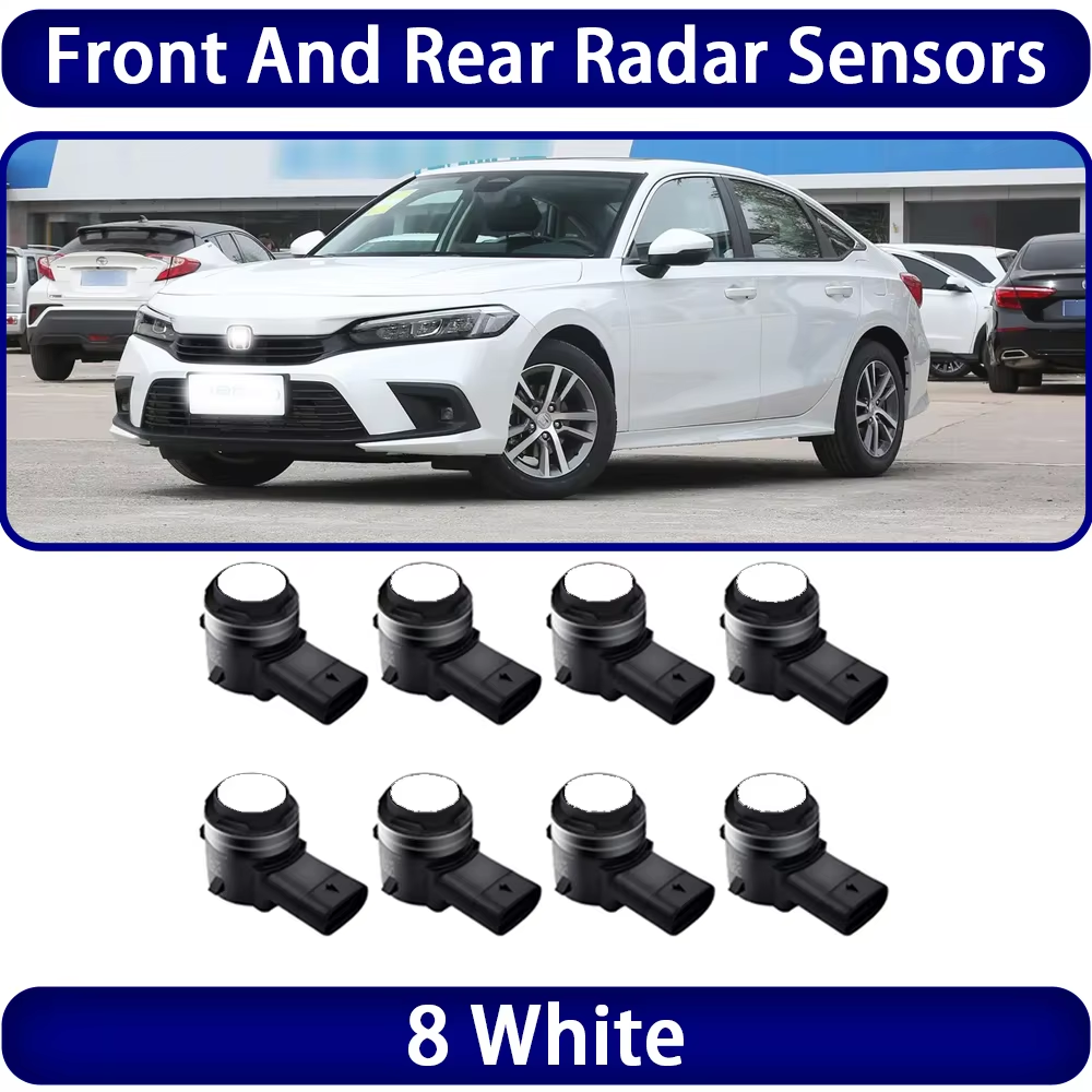 for Honda Civic 11 Mk11 FE FL 2022 2023 2024 2025 OEM Car Parking Sensor Kit Buzzer Alarm Reverse Radar Detector System