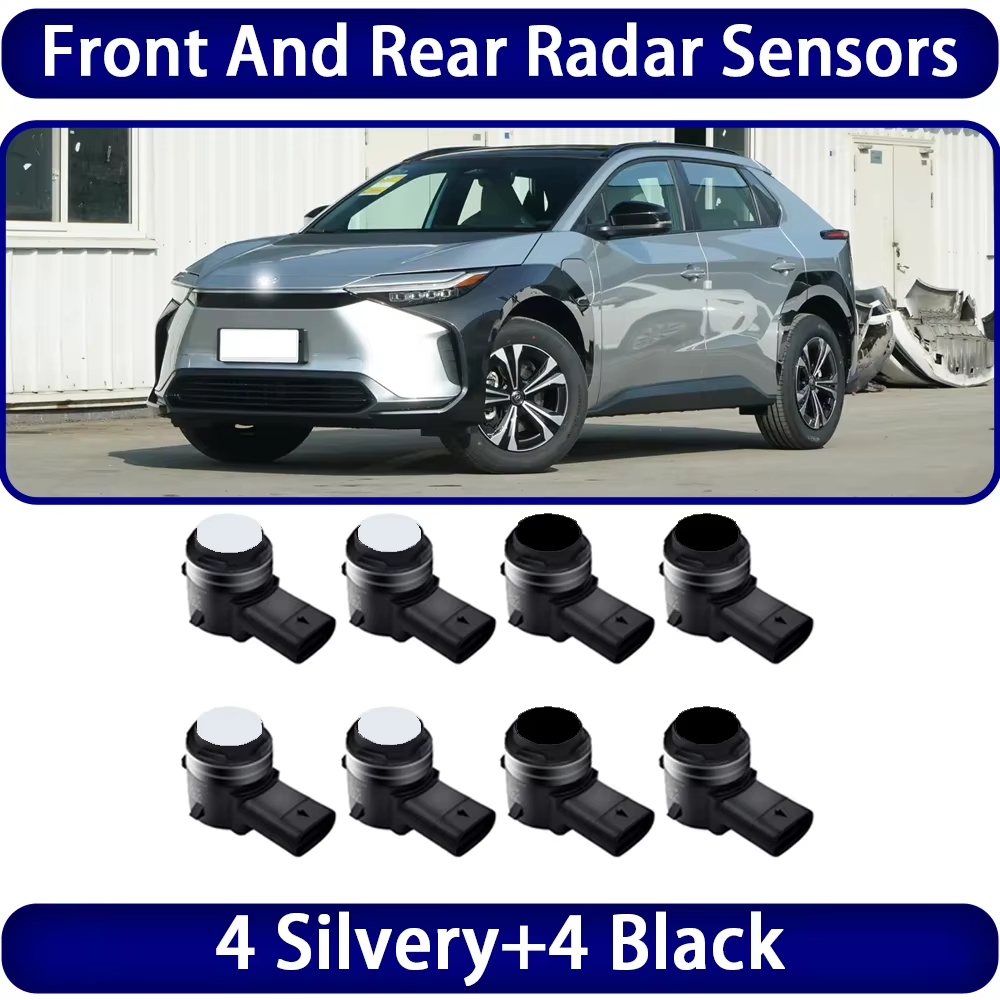 for Toyota bZ4X EA10 Subaru Solterra 2022 2023 2024 2025 OEM Car Parking Sensor Kit Buzzer Alarm Reverse Radar Detector System