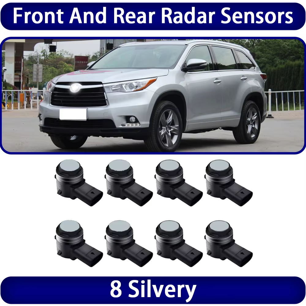 for Toyota Highlander Kluger XU50 2014 2015 2016 2017 2018 2019 OEM Car Parking Sensor Kit Buzzer Alarm Reverse Radar Detector System
