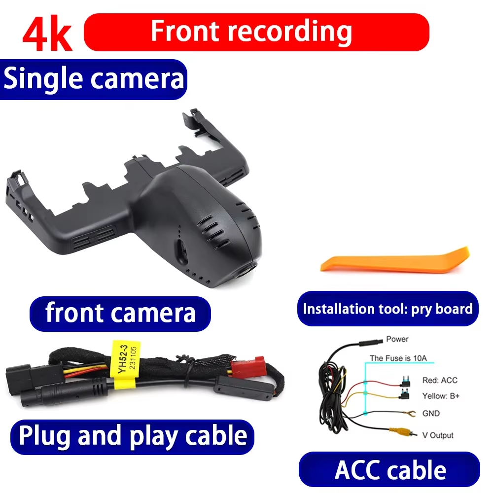 for BMW 3 Series G20 G21 M3 X5 G05 G18 X7 G07 4K Dash Cam Wifi Camera Video Recorder