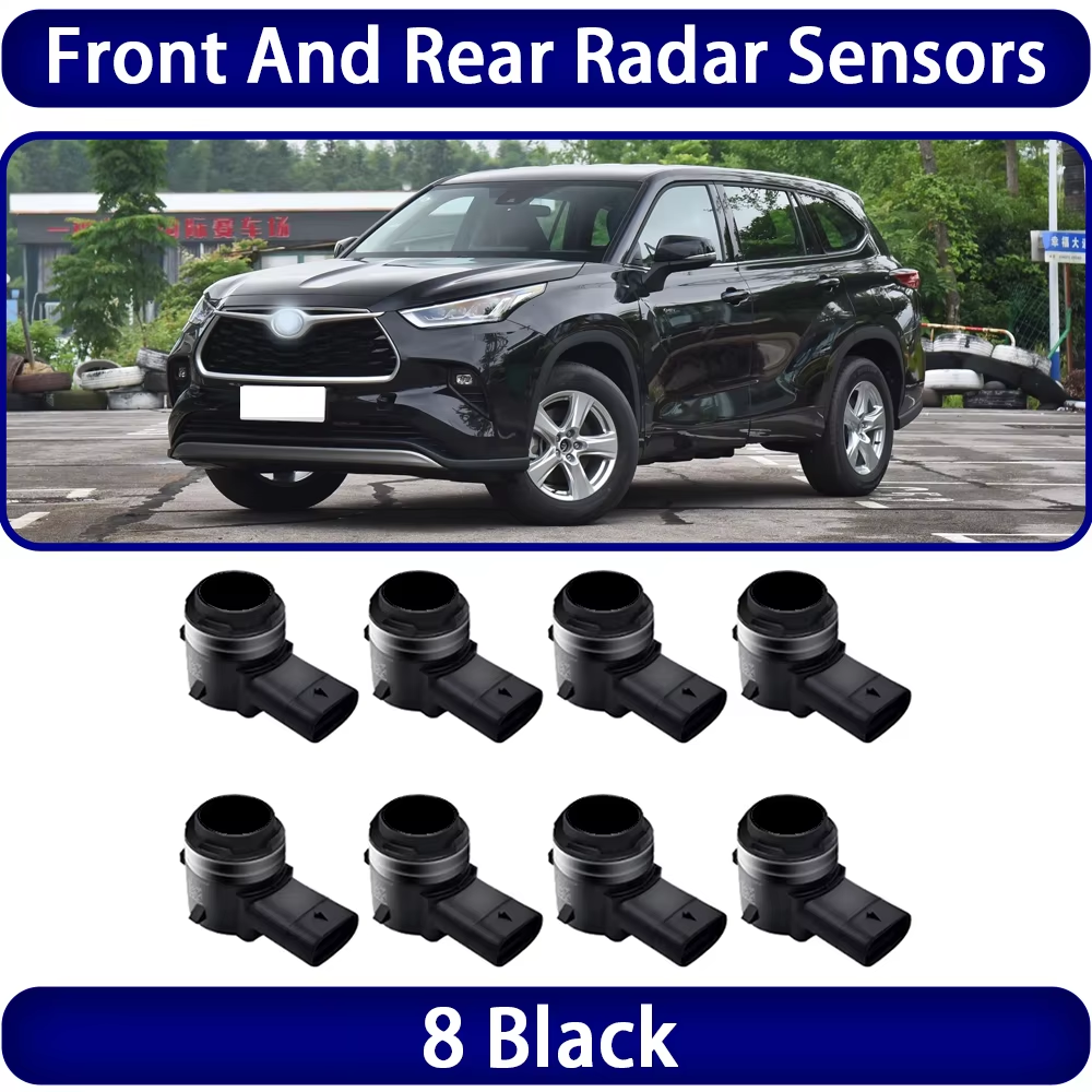 for Toyota Highlander Kluger XU70 2020 2021 2022 2023 2024 2025 OEM Car Parking Sensor Kit Buzzer Alarm Reverse Radar Detector System