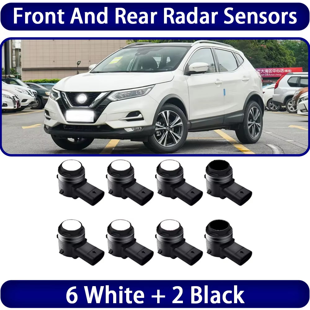 for Nissan Qashqai Rogue Sport J11 2013-2022 OEM Car Parking Sensor Kit Buzzer Alarm Reverse Radar Detector System