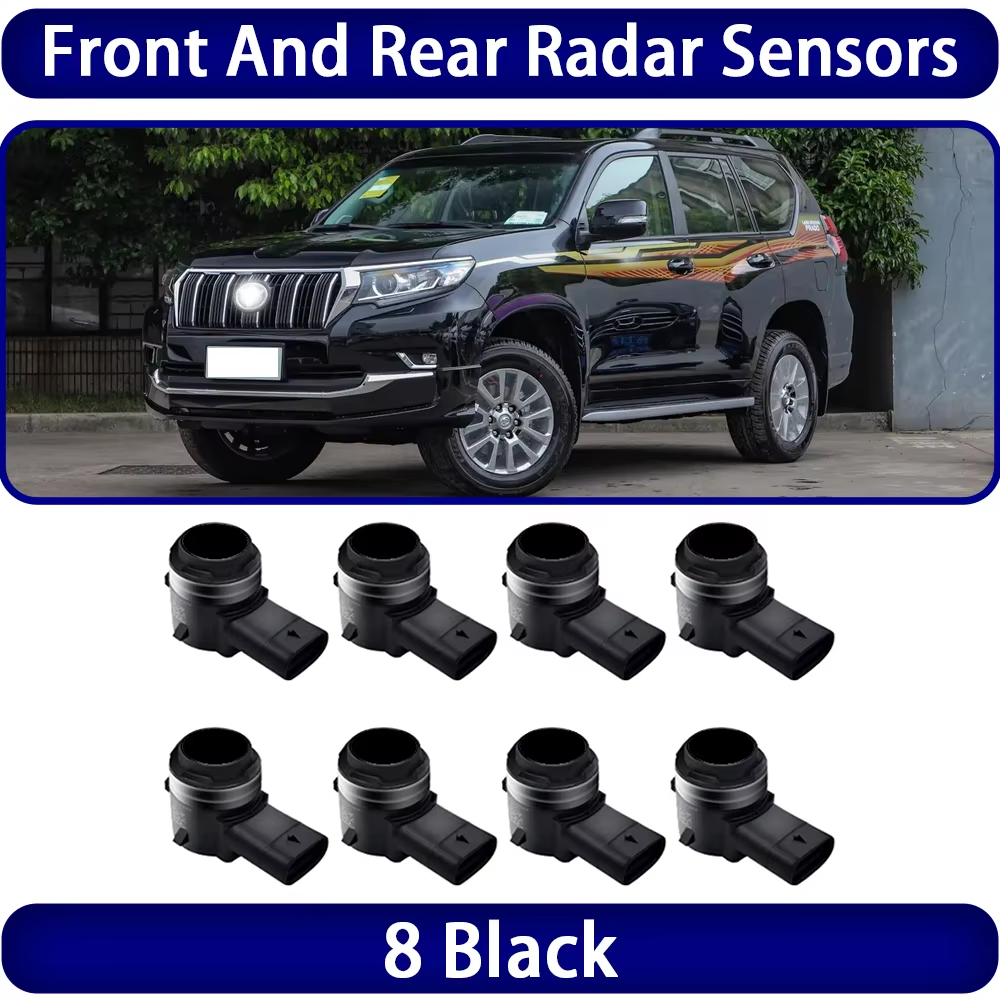 for Toyota Land Cruiser Prado 150 LC150 2010-2023 OEM Car Parking Sensor Kit Buzzer Alarm Reverse Radar Detector System