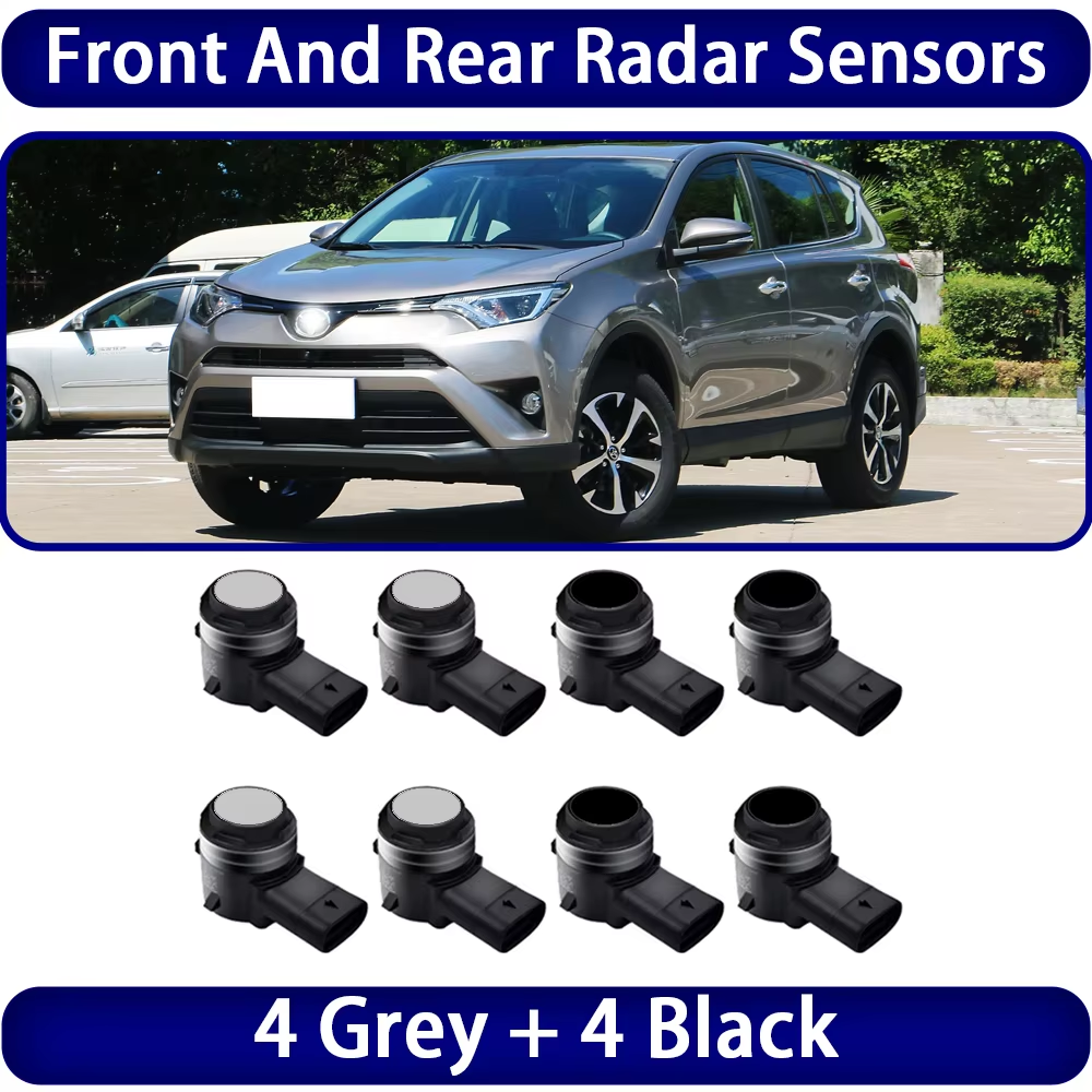 for Toyota RAV4 XA40 2013 2014 2015 2016 2017 2018 OEM Car Parking Sensor Kit Buzzer Alarm Reverse Radar Detector System
