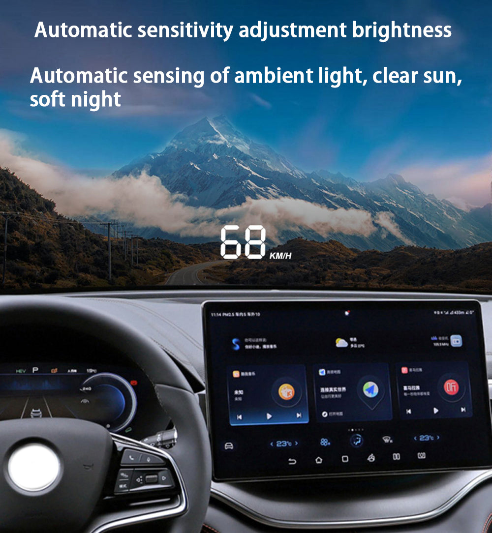for BYD Song Plus Seal U Sealion 6 DM-i EV DM i 2020-2024 Auto HUD Display Projector Alarm Head Up Display Speedometer