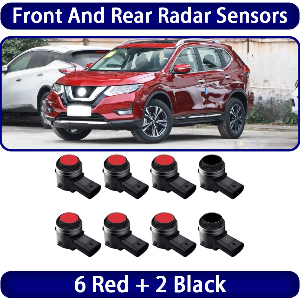 for Nissan X Trail X-Trail Rogue T32 2013-2022 OEM Car Parking Sensor Kit Buzzer Alarm Reverse Radar Detector System
