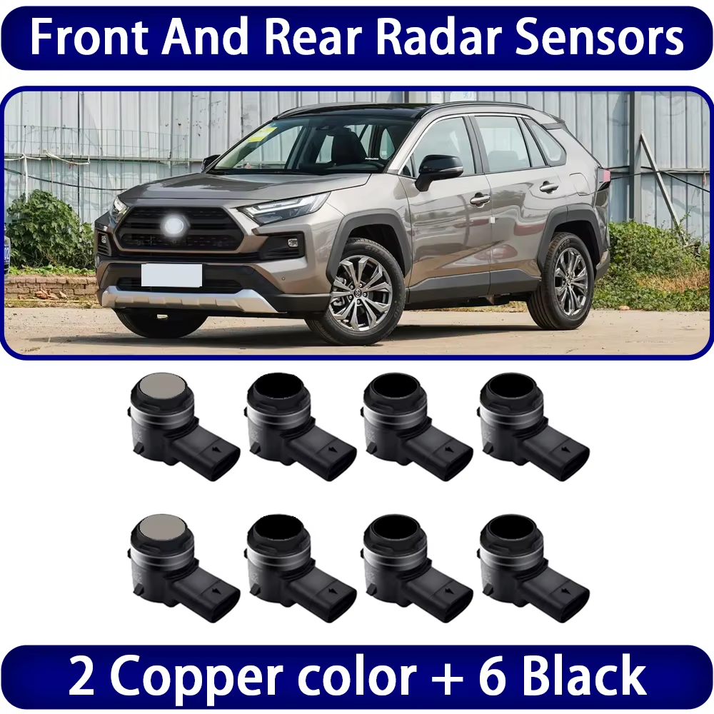 for Toyota RAV4 XA50 Suzuki Across Hybrid 2019-2025 OEM Car Parking Sensor Kit Buzzer Alarm Reverse Radar Detector System
