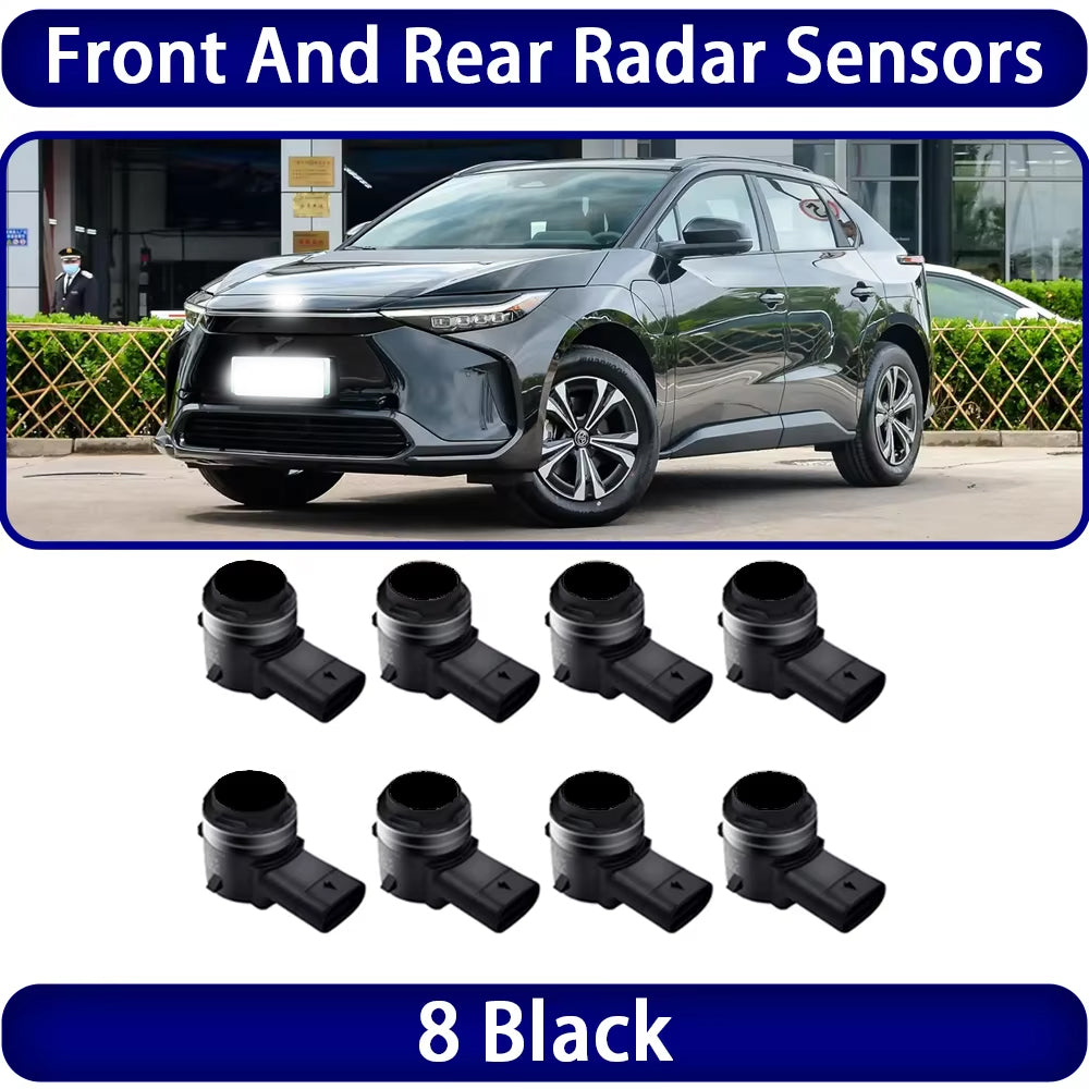 for Toyota bZ4X EA10 Subaru Solterra 2022 2023 2024 2025 OEM Car Parking Sensor Kit Buzzer Alarm Reverse Radar Detector System
