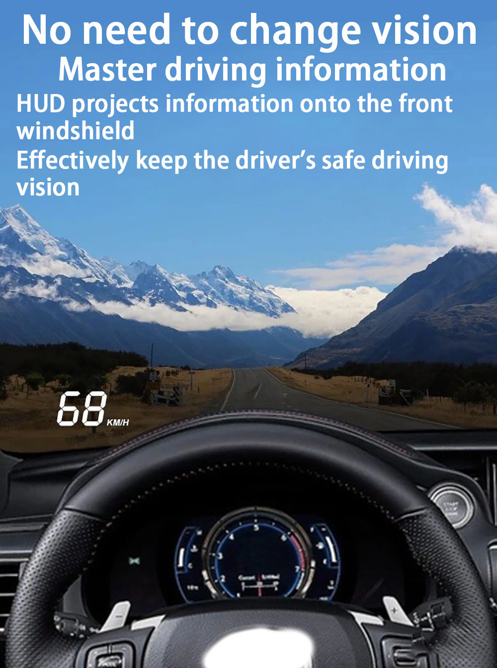 for Lexus IS IS200t IS250 IS300 IS300h IS350 IS500 IS F XE20 2014-2024 Auto HUD Display Projector Alarm Head Up Display Speedometer