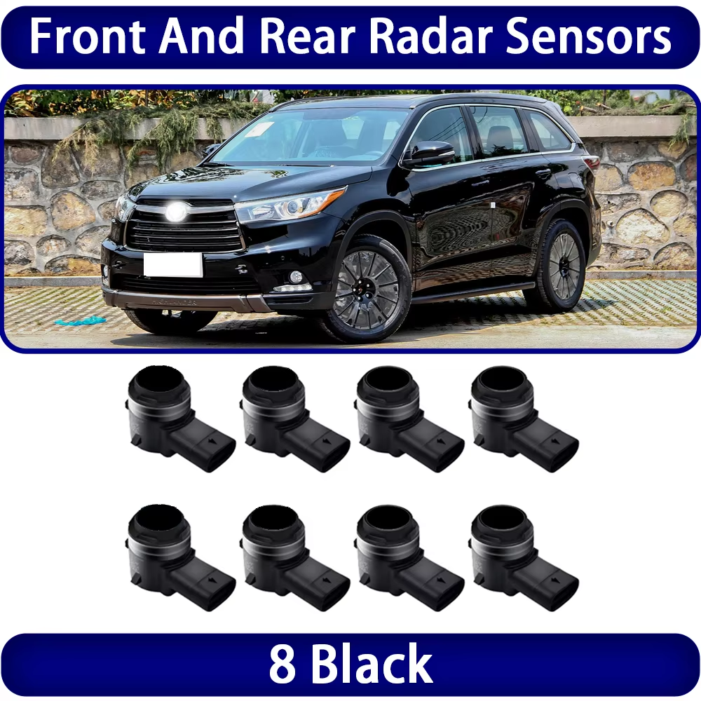 for Toyota Highlander Kluger XU50 2014 2015 2016 2017 2018 2019 OEM Car Parking Sensor Kit Buzzer Alarm Reverse Radar Detector System