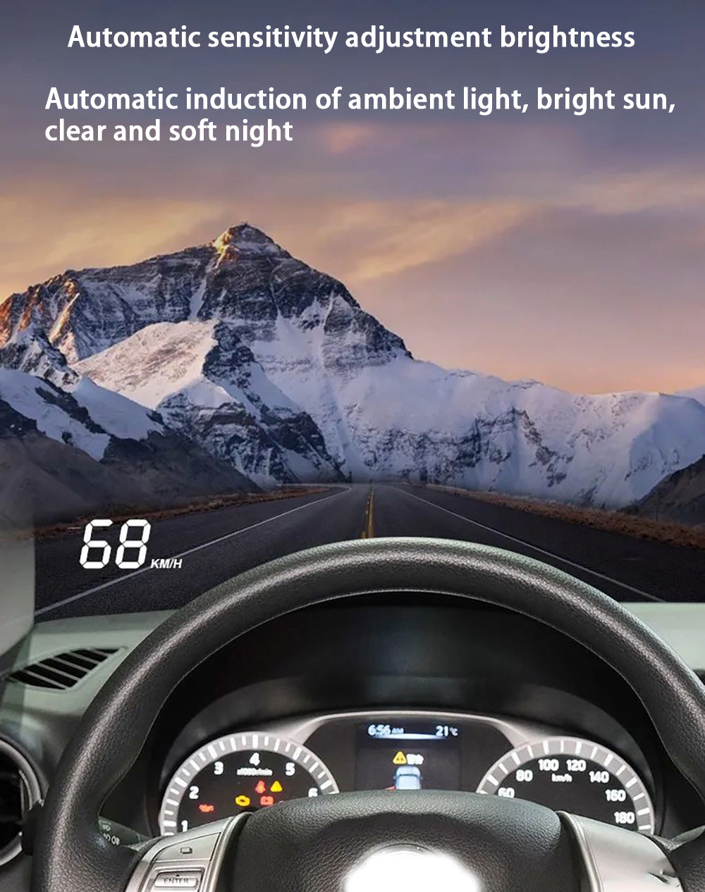 for Nissan X Terra X-Terra 2018-2025 Auto HUD Display Projector Alarm Head Up Display Speedometer