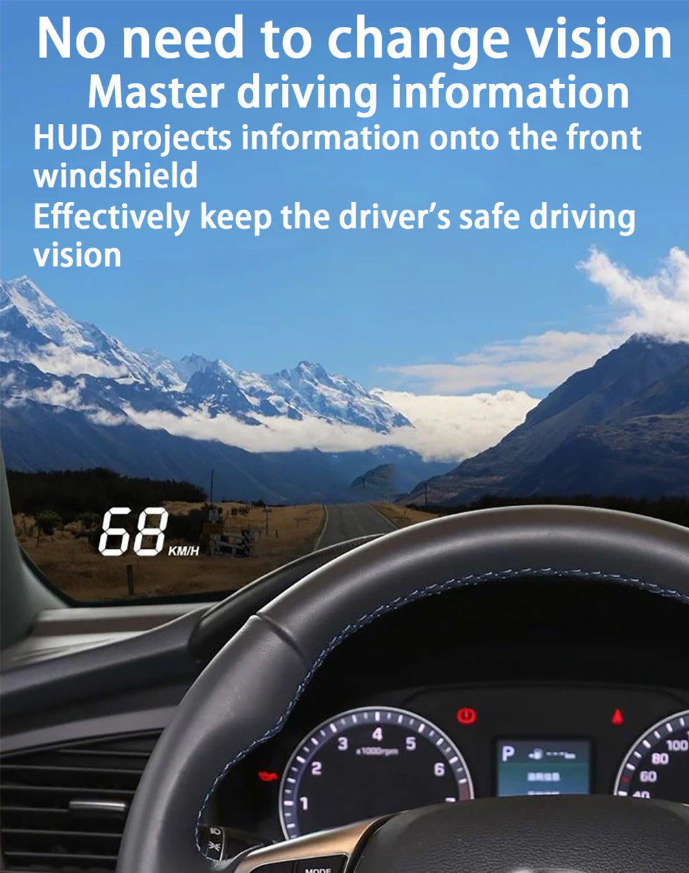 for Hyundai Sonata DN8 2020-2025 Auto HUD Display Projector Alarm Head Up Display Speedometer