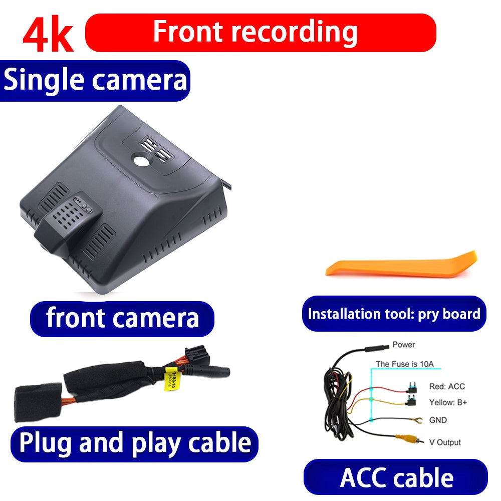 for Cadillac Optiq 2023 2024 2025 4K Dash Cam Wifi Camera Video Recorder