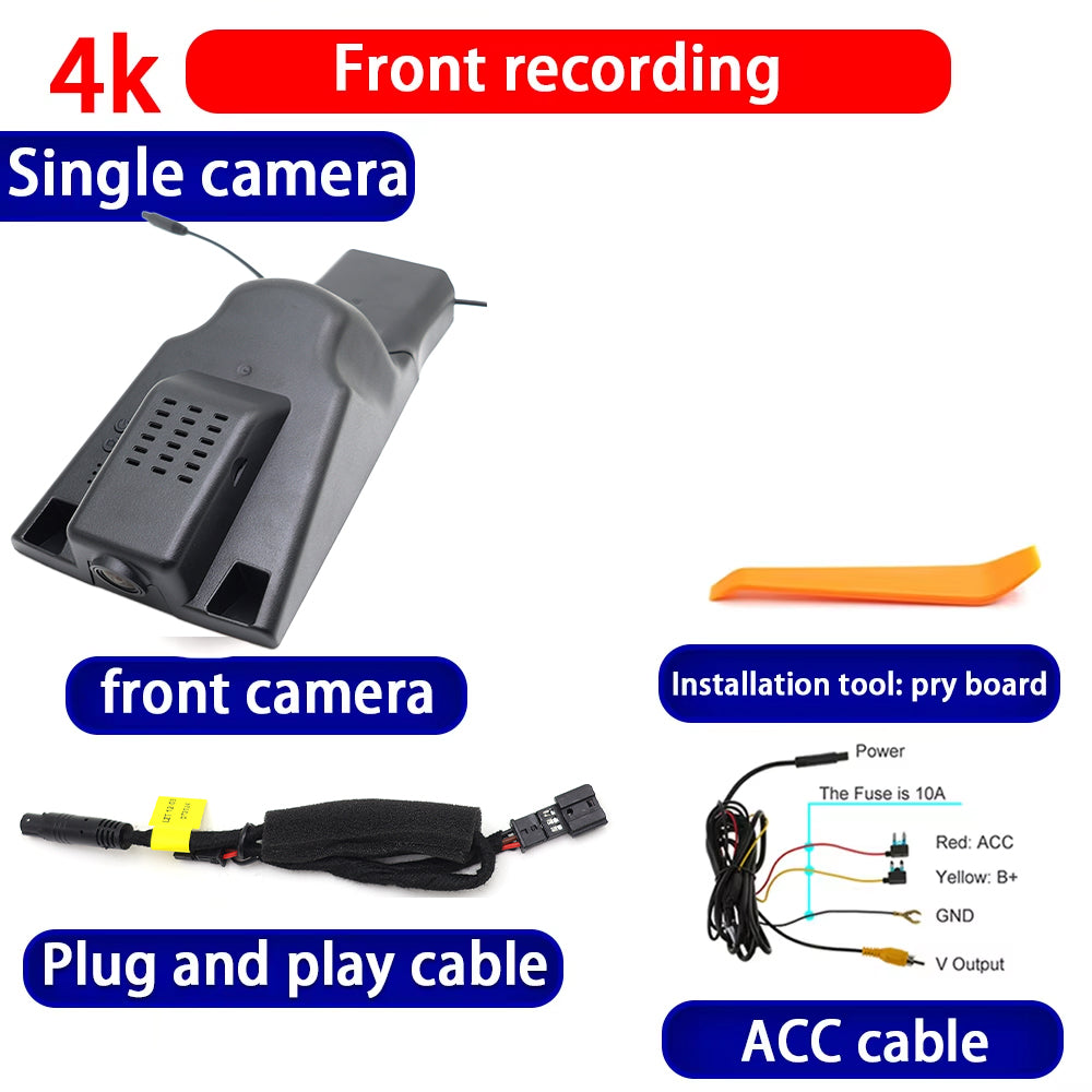 for Ford Everest Endeavour U375 2015-2022 4K Dash Cam Wifi Camera Video Recorder