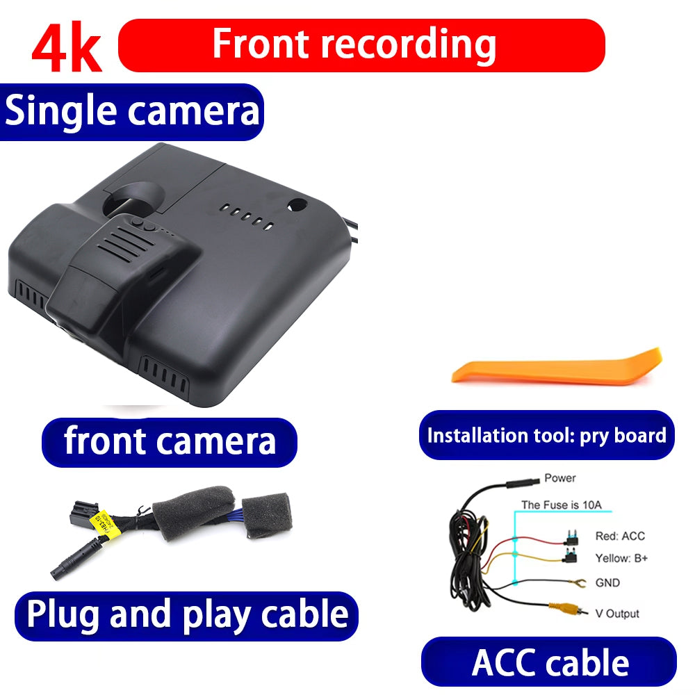 for Cadillac CT4 CT5 V CT4-V CT5-V 2019-2024 4K Dash Cam Wifi Camera Video Recorder