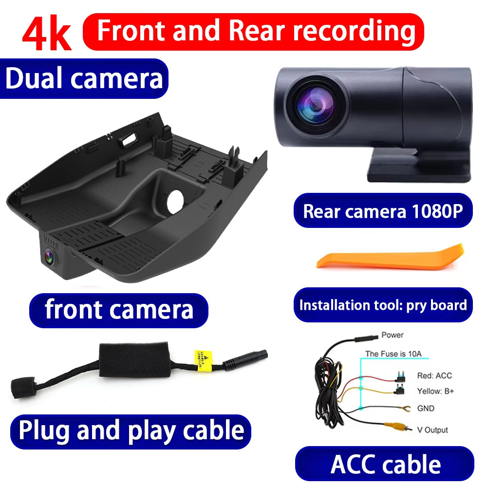 for Aletra RL7 Livan 7 Maple Cao Cao 60 2023 2024 2025 4K Dash Cam Wifi Camera Video Recorder