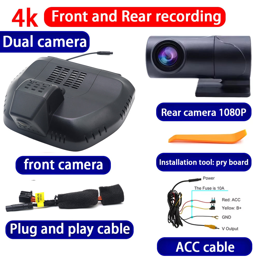 for Buick Envision Facelift 2024 2025 2160P 4K Dash Cam Wifi Camera Video Recorder