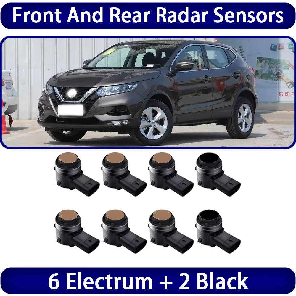 for Nissan Qashqai Rogue Sport J11 2013-2022 OEM Car Parking Sensor Kit Buzzer Alarm Reverse Radar Detector System