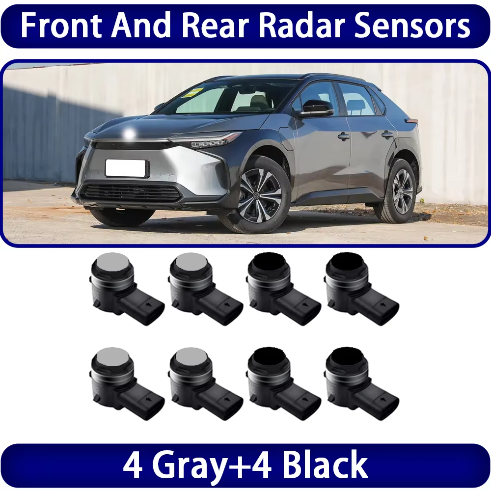 for Toyota bZ4X EA10 Subaru Solterra 2022 2023 2024 2025 OEM Car Parking Sensor Kit Buzzer Alarm Reverse Radar Detector System