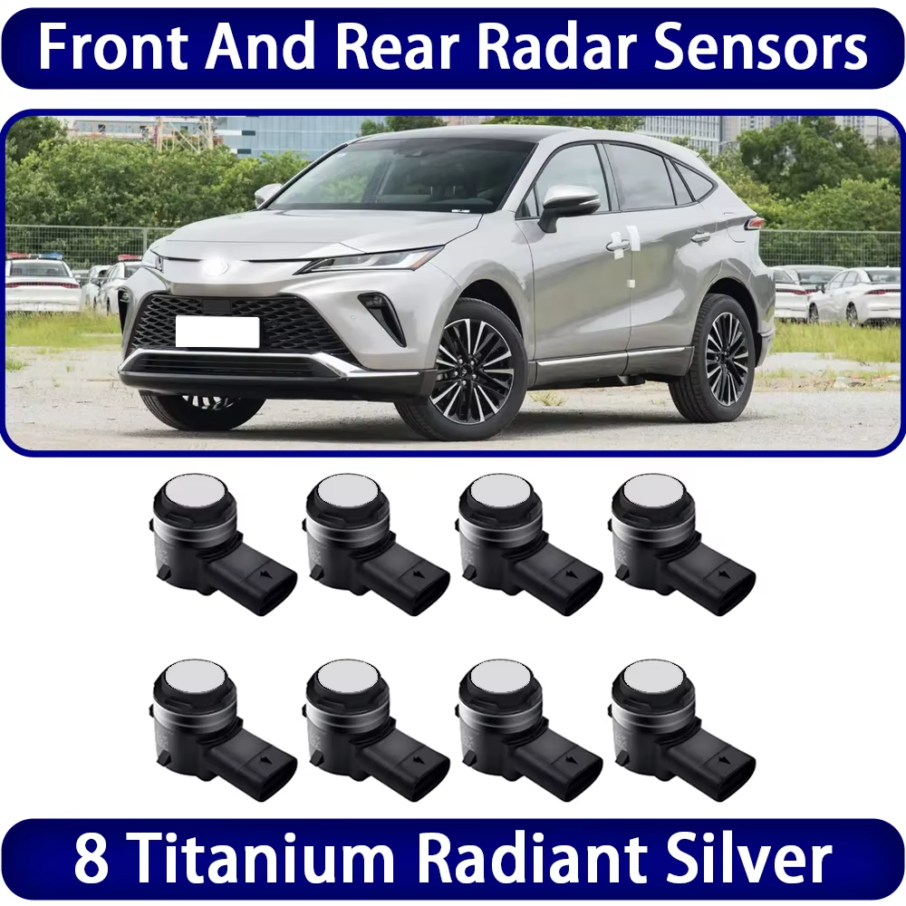 for Toyota Harrier Venza XU80 2021 2022 2023 2024 2025 OEM Car Parking Sensor Kit Buzzer Alarm Reverse Radar Detector System