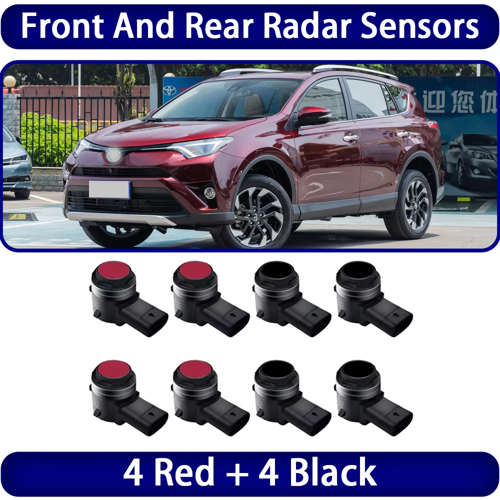 for Toyota RAV4 XA40 2013 2014 2015 2016 2017 2018 OEM Car Parking Sensor Kit Buzzer Alarm Reverse Radar Detector System