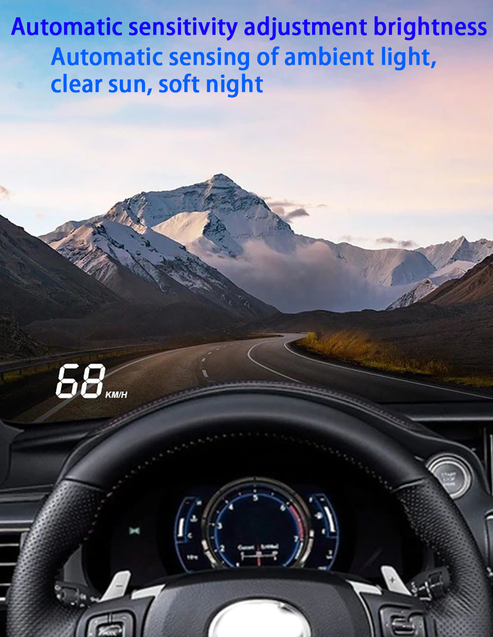 for Lexus IS IS200t IS250 IS300 IS300h IS350 IS500 IS F XE20 2014-2024 Auto HUD Display Projector Alarm Head Up Display Speedometer