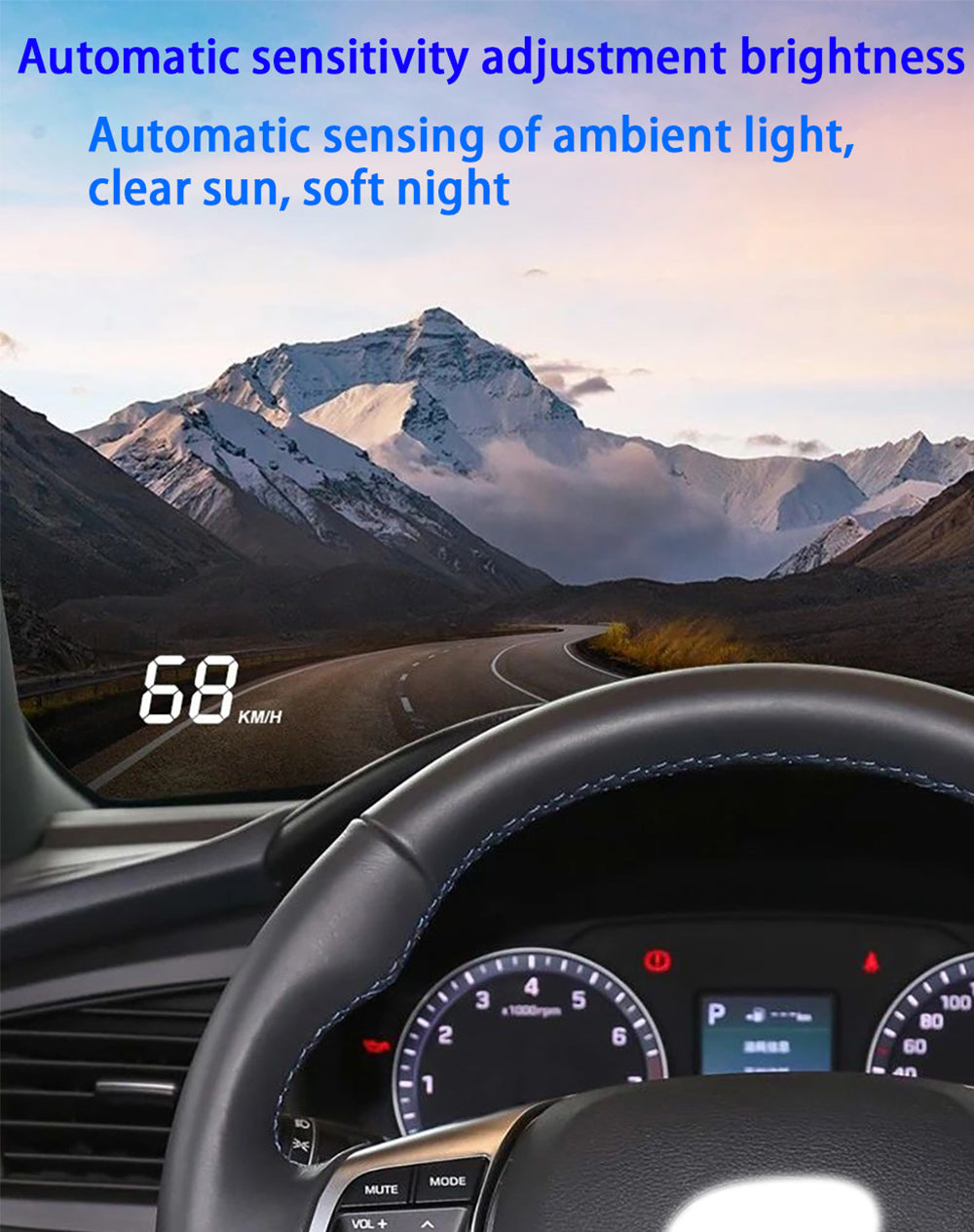 for Hyundai Sonata DN8 2020-2025 Auto HUD Display Projector Alarm Head Up Display Speedometer