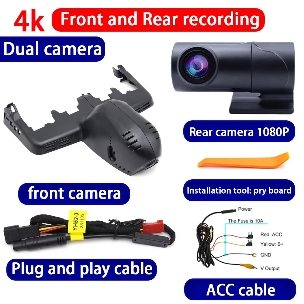 for BMW 3 Series G20 G21 M3 X5 G05 G18 X7 G07 4K Dash Cam Wifi Camera Video Recorder