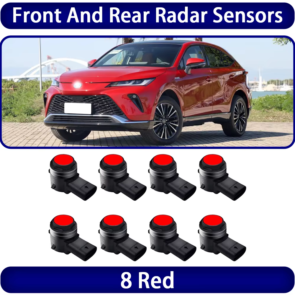 for Toyota Harrier Venza XU80 2021 2022 2023 2024 2025 OEM Car Parking Sensor Kit Buzzer Alarm Reverse Radar Detector System