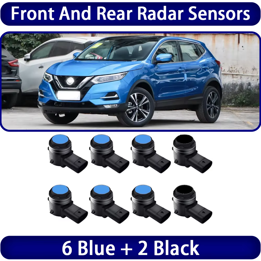 for Nissan Qashqai Rogue Sport J11 2013-2022 OEM Car Parking Sensor Kit Buzzer Alarm Reverse Radar Detector System