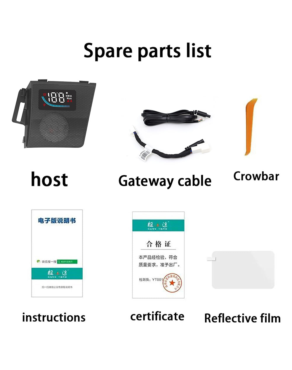 for Nissan X Terra X-Terra 2018-2025 Auto HUD Display Projector Alarm Head Up Display Speedometer