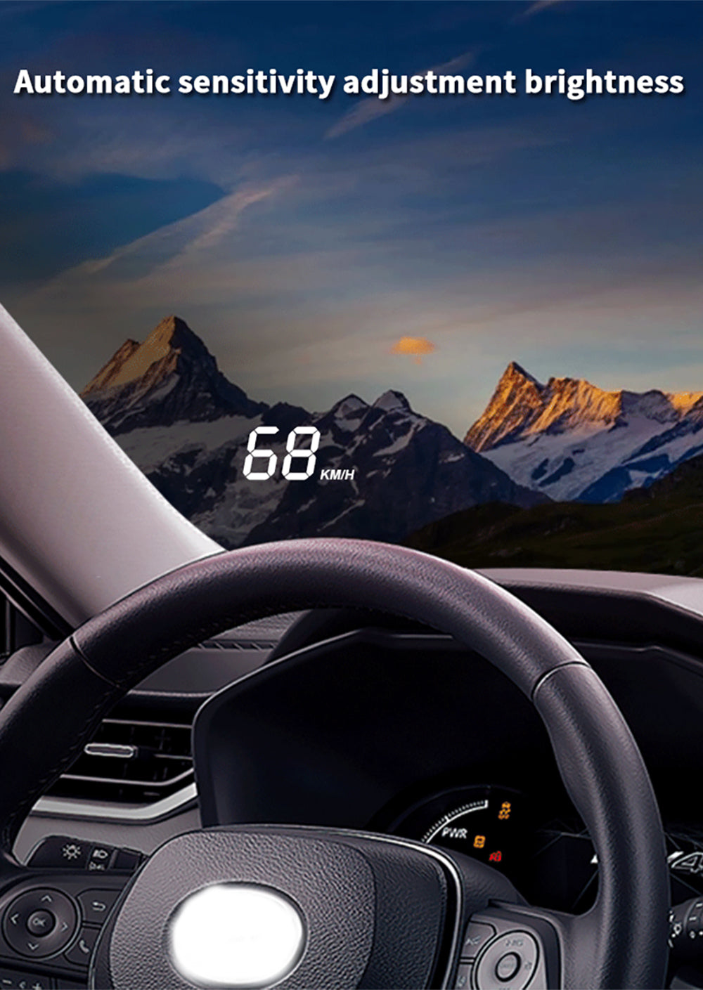 for Toyota RAV4 XA40 2013 2014 2015 2016 2017 2018 Auto HUD Display Projector Alarm Head Up Display Speedometer