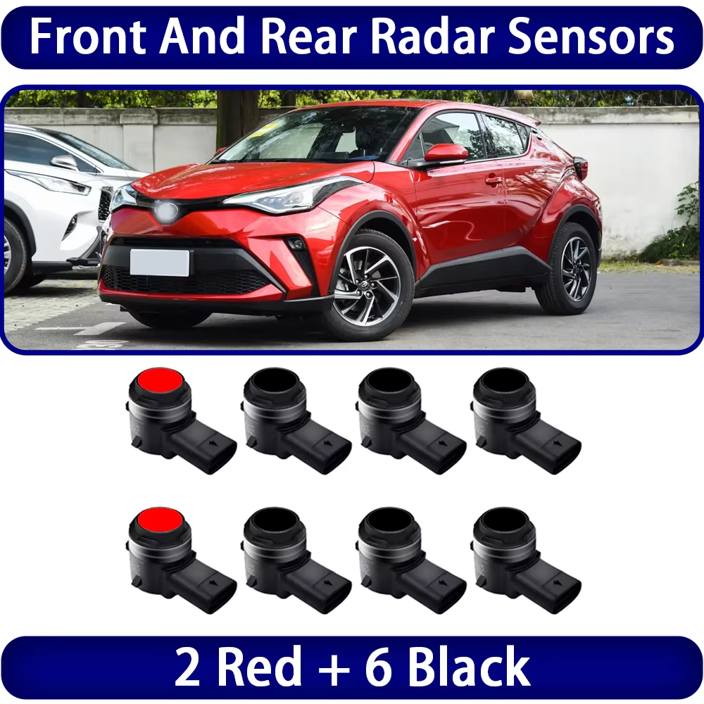 for Toyota CHR C-HR C HR AX10 AX50 2016-2023 OEM Car Parking Sensor Kit Buzzer Alarm Reverse Radar Detector System