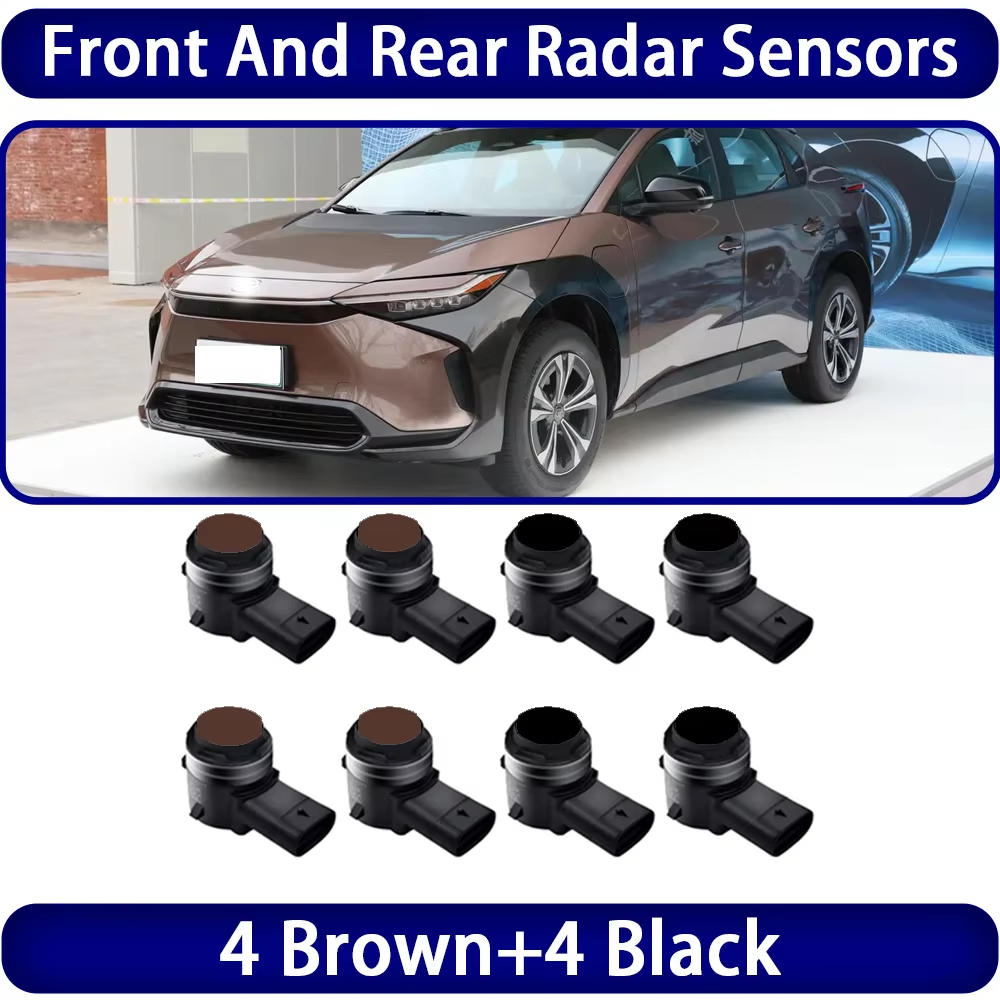 for Toyota bZ4X EA10 Subaru Solterra 2022 2023 2024 2025 OEM Car Parking Sensor Kit Buzzer Alarm Reverse Radar Detector System