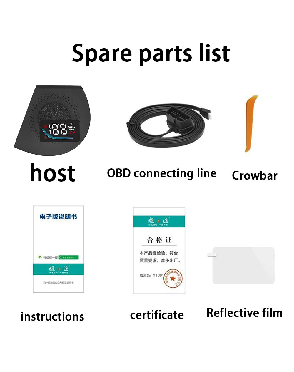 for Hyundai Sonata LF 2015 2016 2017 2018 2019 Auto HUD Display Projector Alarm Head Up Display Speedometer