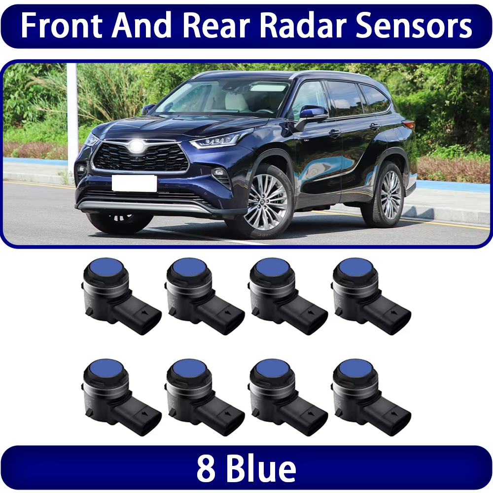 for Toyota Highlander Kluger XU70 2020 2021 2022 2023 2024 2025 OEM Car Parking Sensor Kit Buzzer Alarm Reverse Radar Detector System