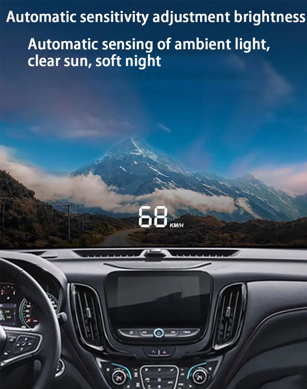 for Chevrolet Holden Equinox 2018-2024 Auto HUD Display Projector Alarm Head Up Display Speedometer