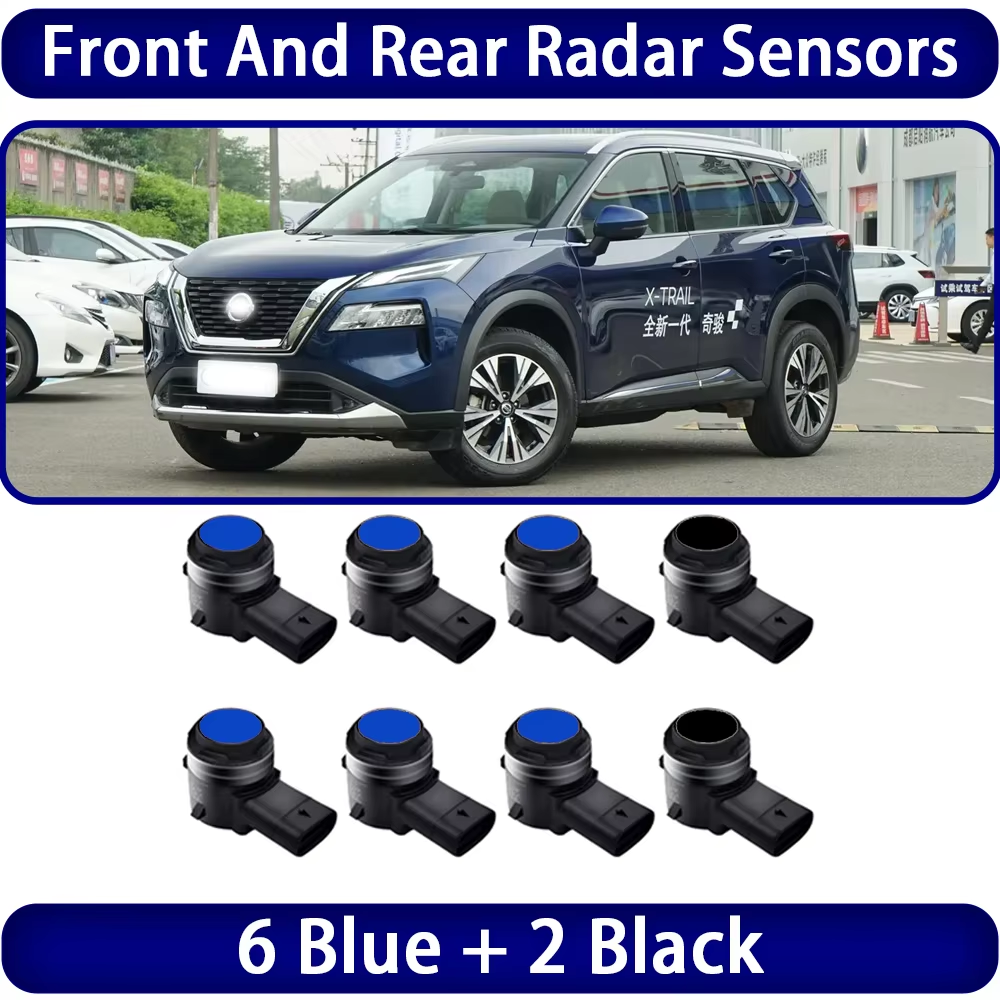 for Nissan X Trail X-Trail Rogue T32 2013-2022 OEM Car Parking Sensor Kit Buzzer Alarm Reverse Radar Detector System