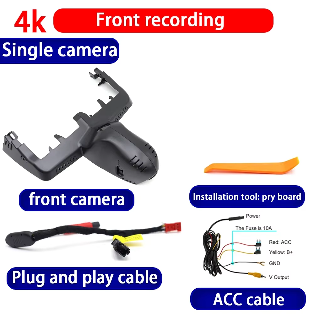 for BMW X3 G01 iX3 G08 2017-2025 4K Dash Cam Wifi Camera Video Recorder